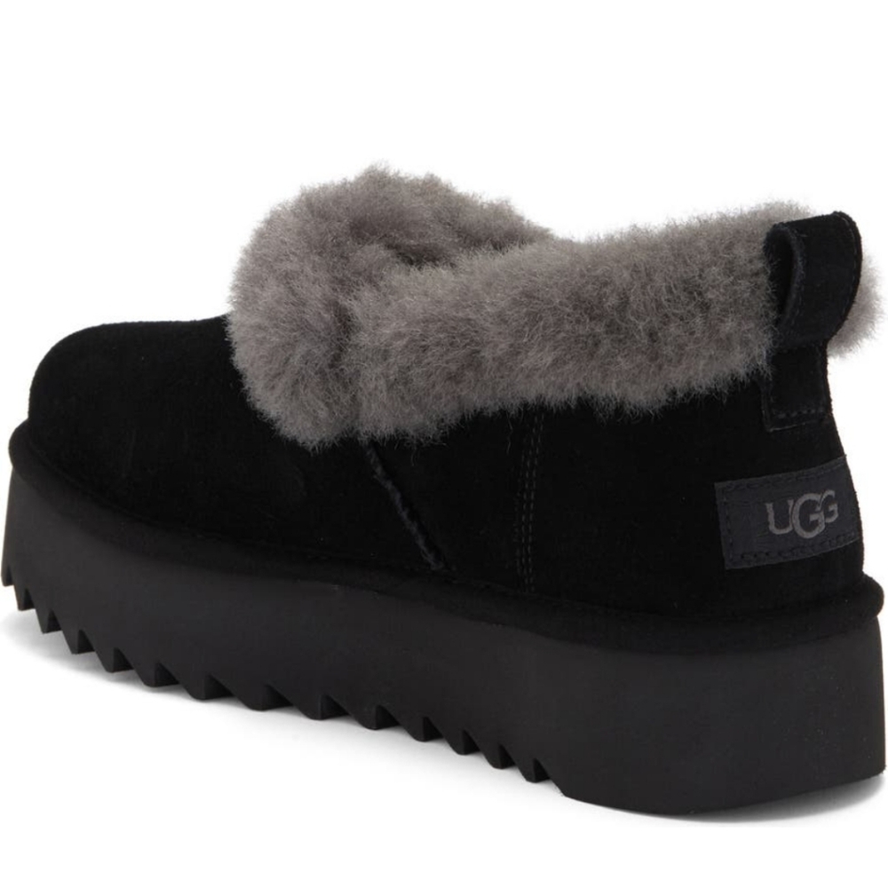 Ugg Nita Platform Suede Indoor Outdoor Slipper Designer Wool Blend #171 - Picture 6 of 16